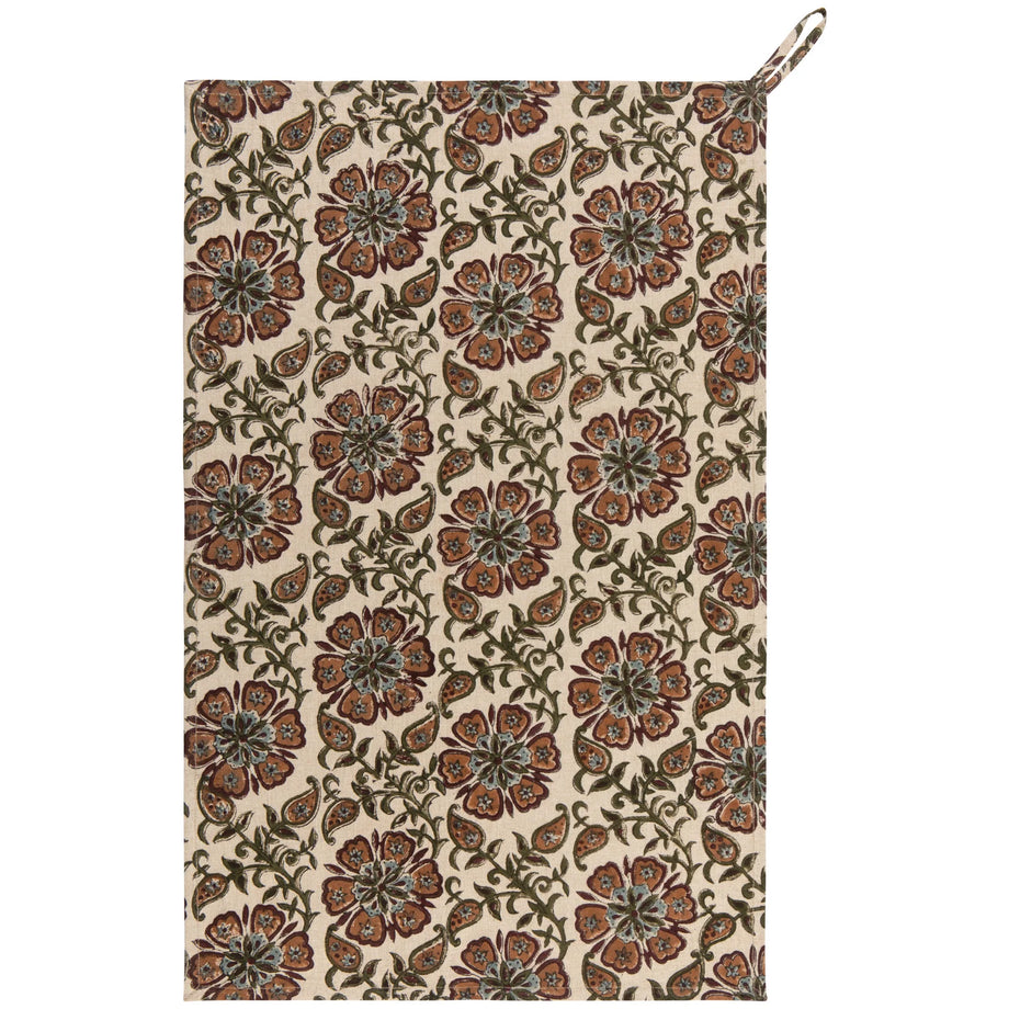 Danica Elysian Block Print Dishtowel