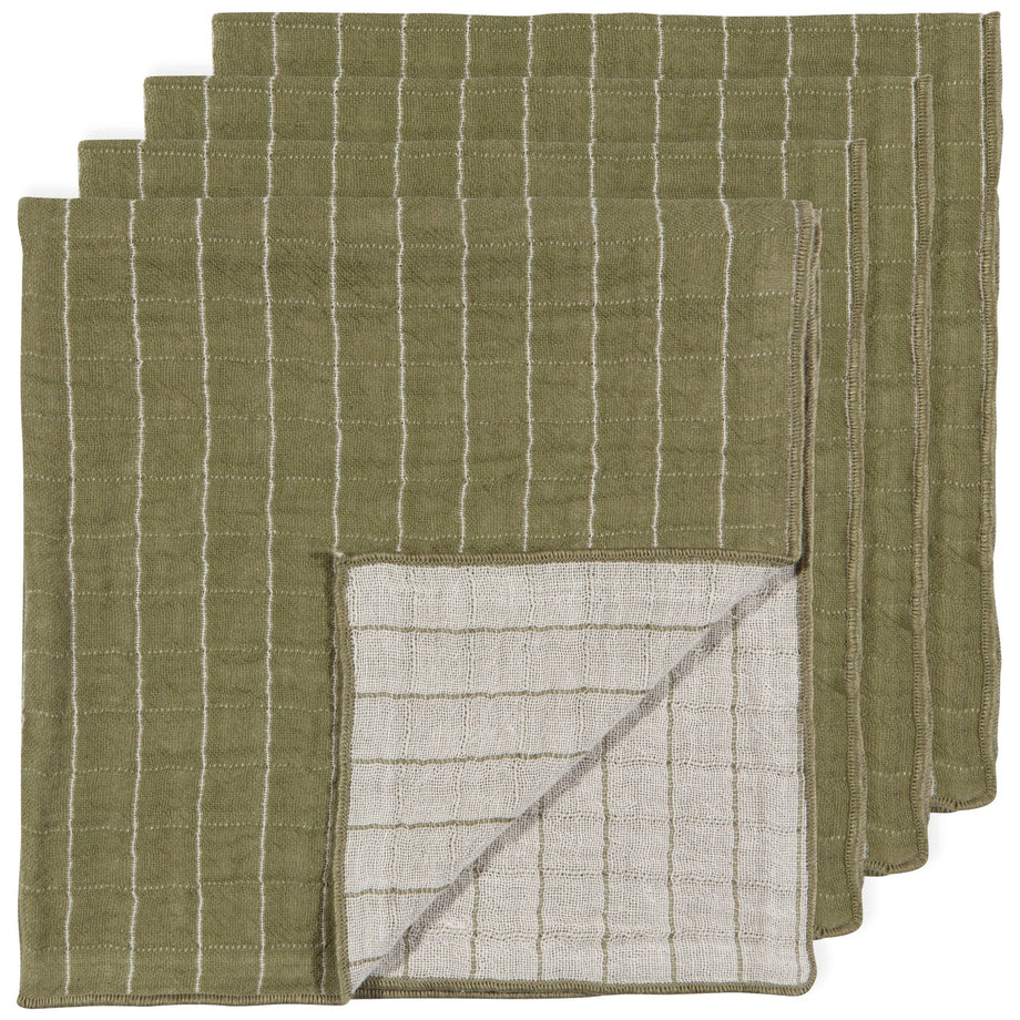 Danica Olive Branch Double Weave Napkins Set of 4
