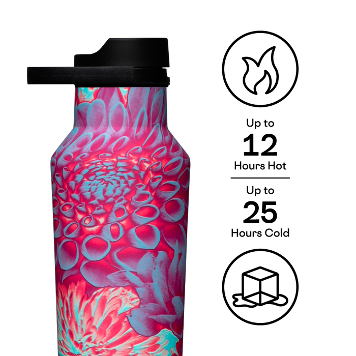 Corkcicle Sport Canteen - Dopamine Floral / 20oz