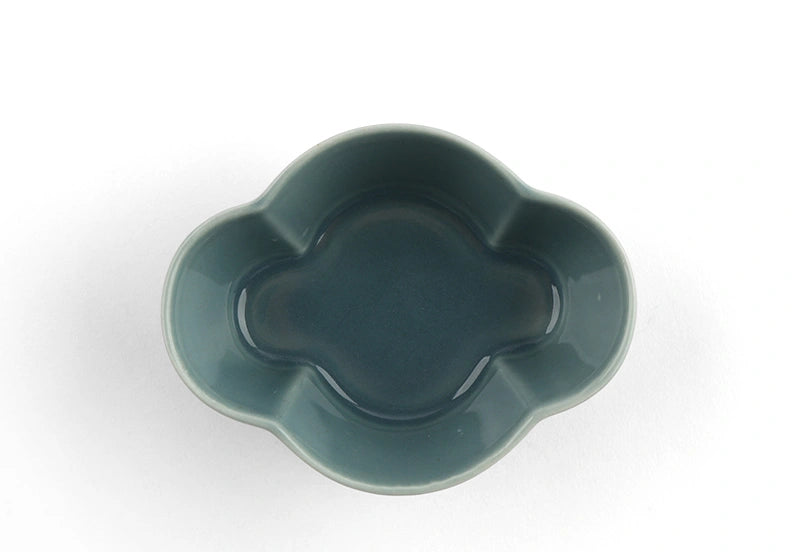 Miya Bowl  Smoky Blue Cloud -3.5" x 2.5"