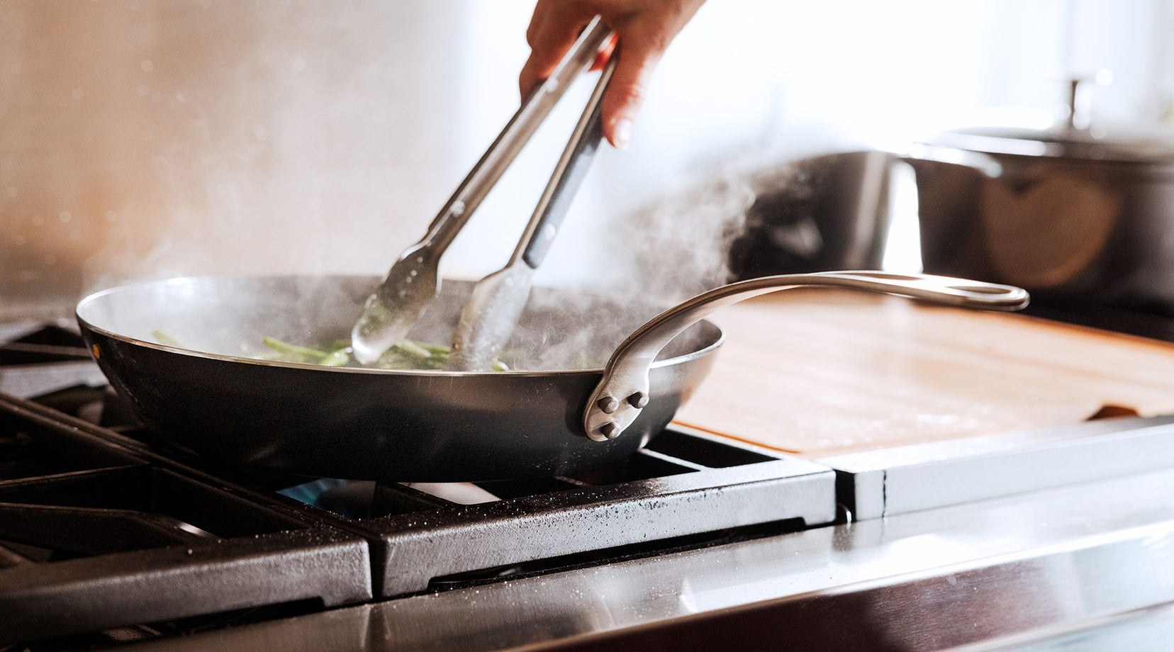 MADE IN Cookware 12" Seasoned Carbon Steel Frying Pan
