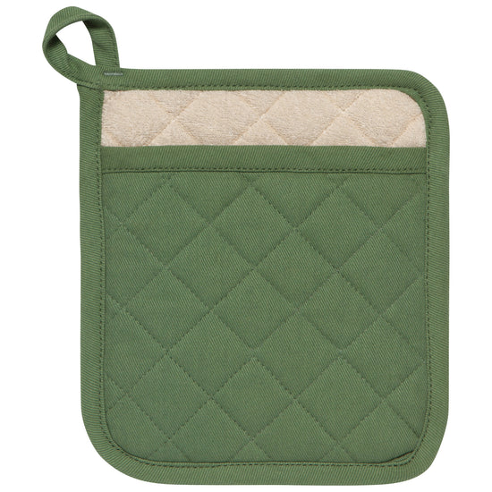 Danica Heirloom Potholder - Elm Green