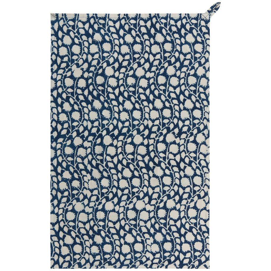 Danica Vinebloom Block Print Dishtowel