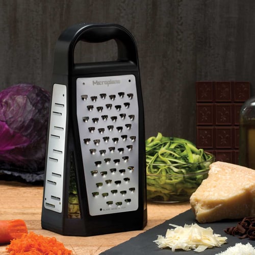 Microplane Elite Five Blade Box Grater - Black