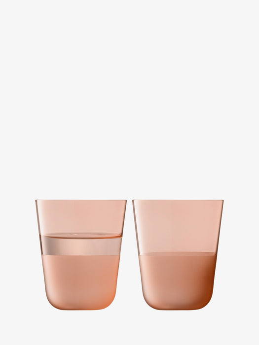 LSA Arc Contrast Tumbler Set/2 - Coral