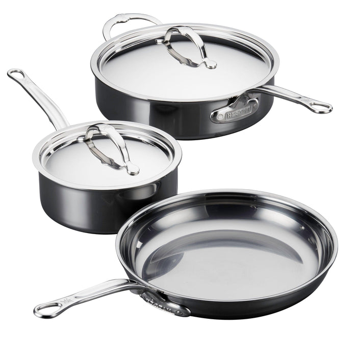 Hestan NanoBond 5-Piece Open Skillet Saucepan Set