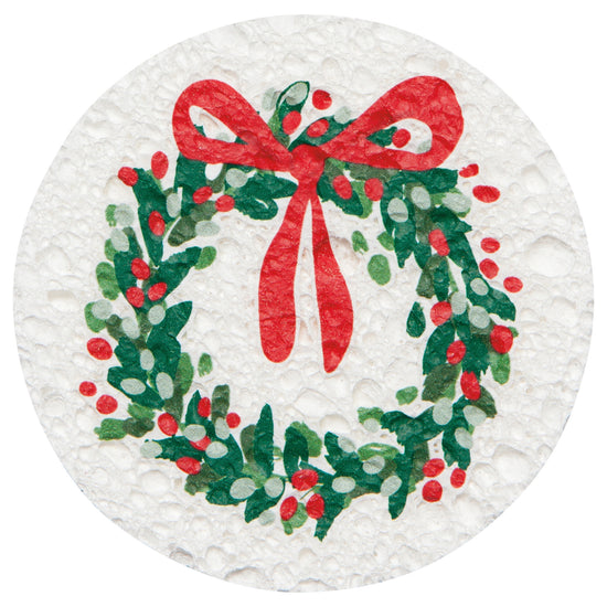 Now Designs Tis the Season Compostable Sponge