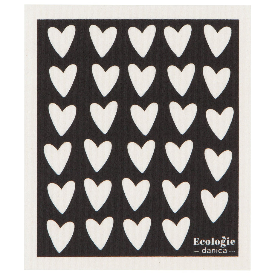 Ecologie Swedish Dish Cloth - Hearts