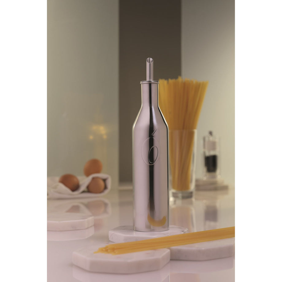 Olipac Stainless Steel Olive Oil Cruet with Pourer - 250ml