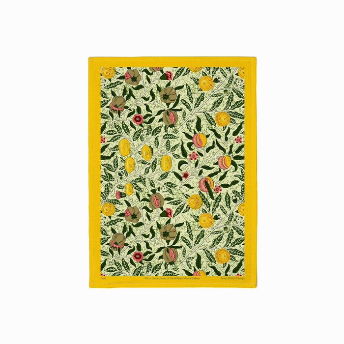 William Morris Cotton Tea Towel - Fruit