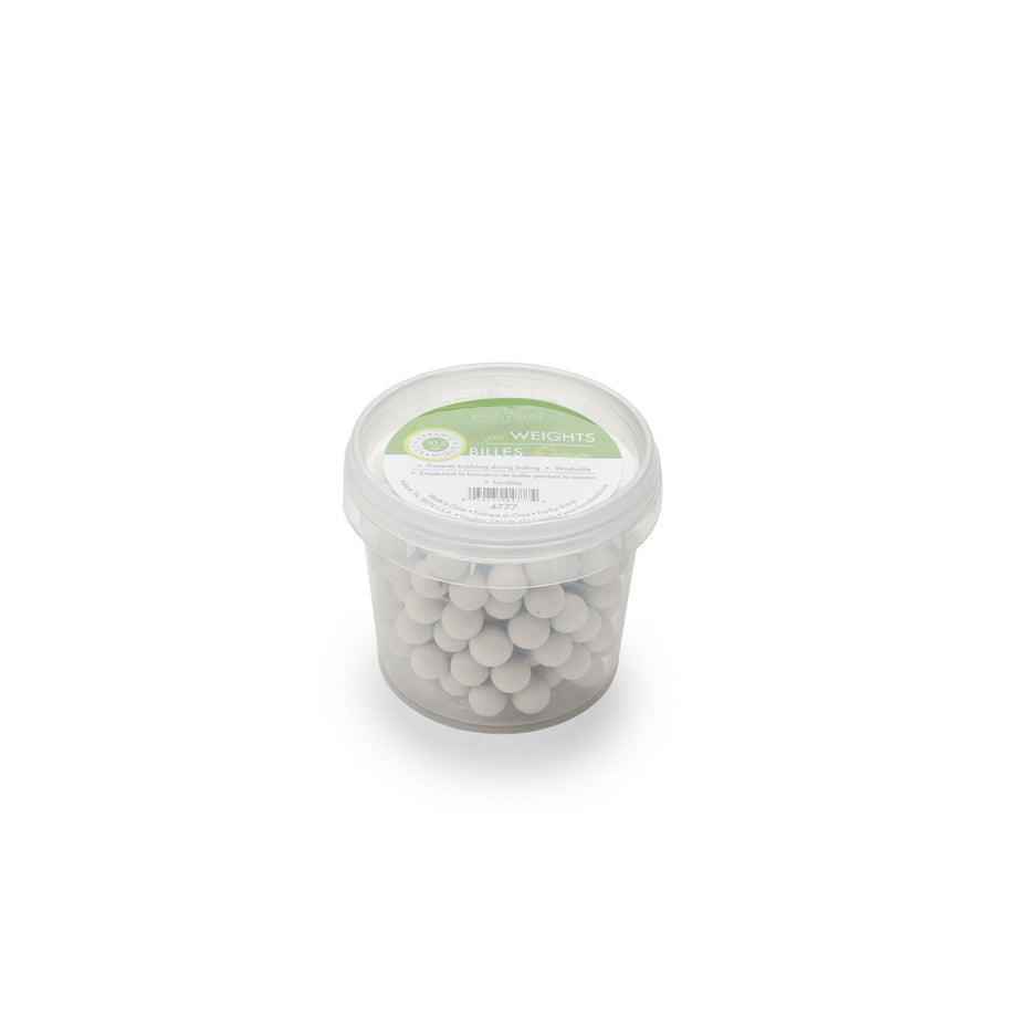 Ceramic Pie Weights with Storage Container