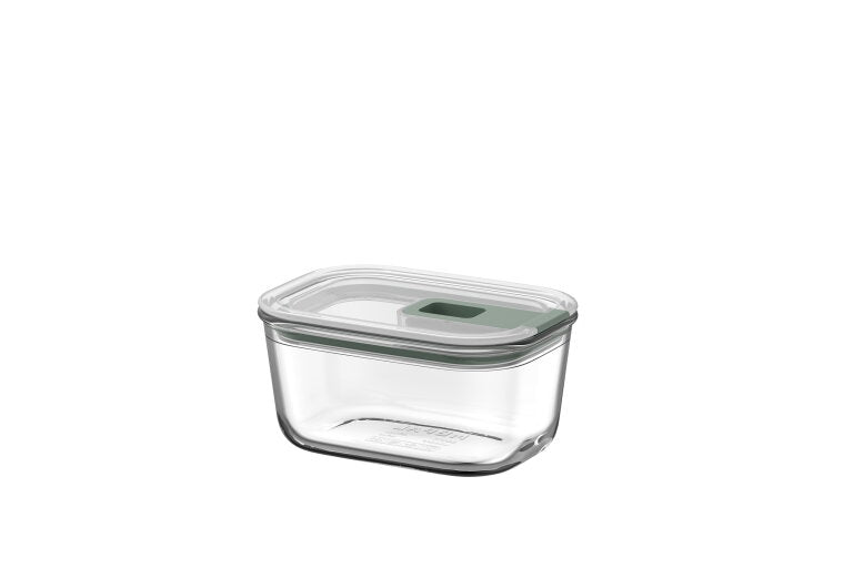 Mepal Easyclip Rectangular Glass Box - Nordic-Sage / 450ml/15oz