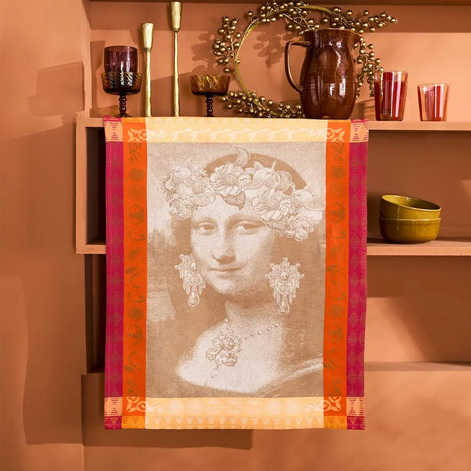 Garnier-Thiebaut Kitchen Towel - Mona Lisa Cuivre