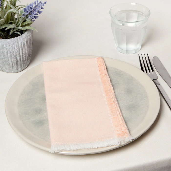 Danica Heirloom Chambray Napkins - Set of 4 / Nectar