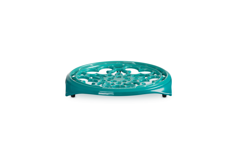 Le Creuset  Deluxe Enameled Cast Iron Oval Trivet – Bleu Riviera