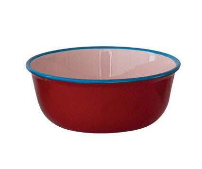 Creative Co-Op Enameled Stainless Steel Bowl - 4 Color Options