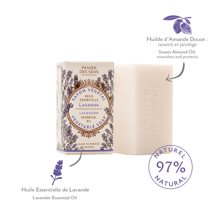 Panier Des Sens Soap Bar Relaxing Lavender - 5.3oz / 150g