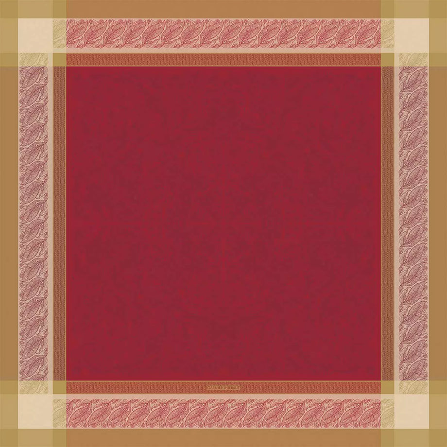 Garnier-Thiebaut Tablecloth - Alexandria Rubis - 69 x 120"