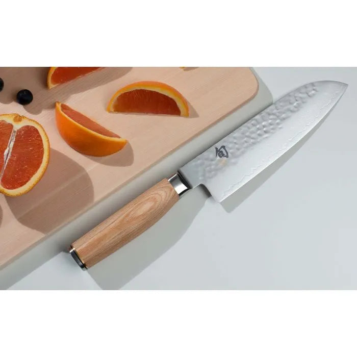 Shun Premier Blonde Santoku Knife - 7"