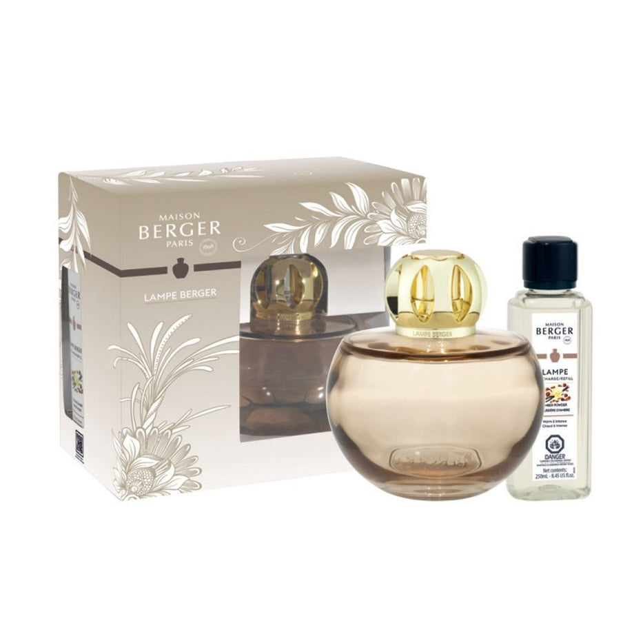 Maison Berger Holly Beige Lampe with 250ml Amber powder