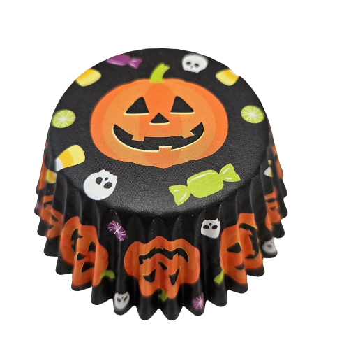 Fox Run Halloween Jack O' Lantern Baking Cups