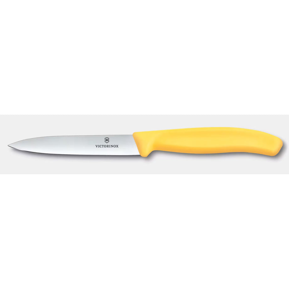 Victorinox Couteau d'office à lame droite 4" - Jaune