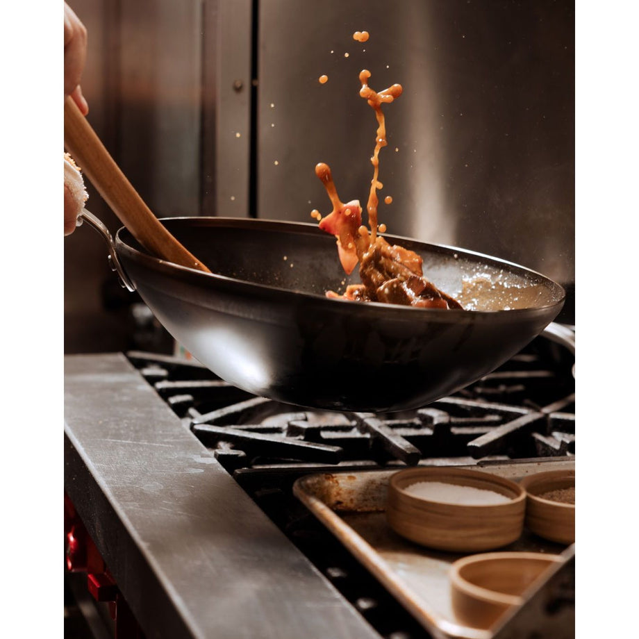 MADE IN Cookware 13.5" Seasoned Carbon Steel Wok