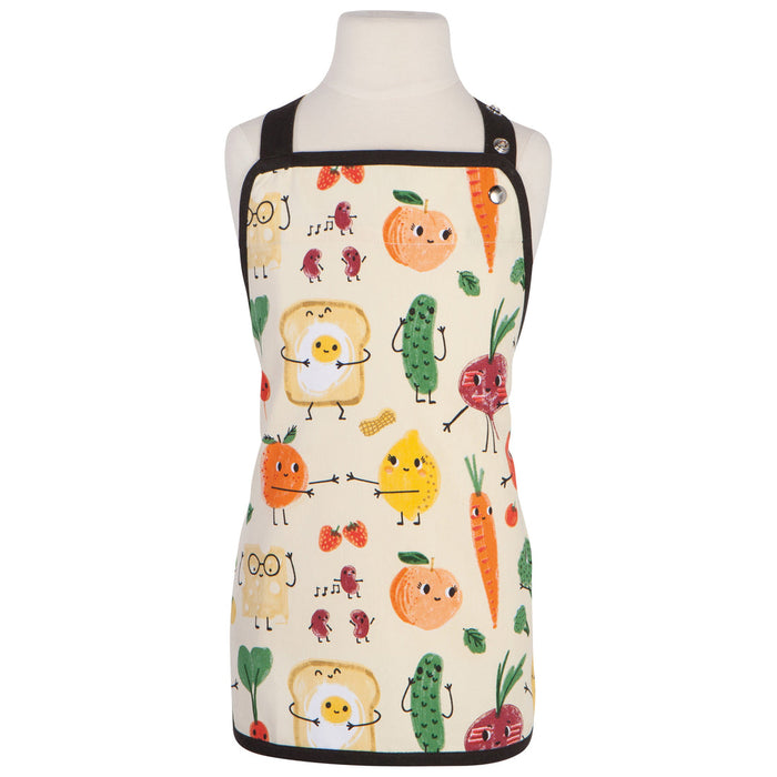 Danica Jubilee Kids Cotton Apron - Funny Food