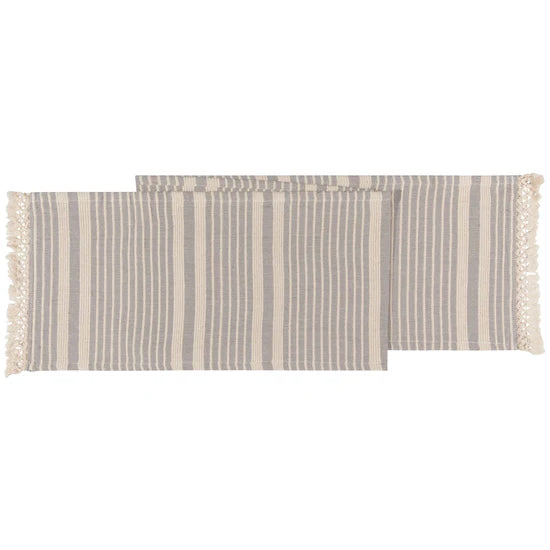 Danica Heirloom Piper Table Runner - Shadow