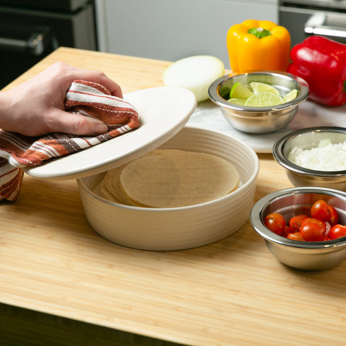 Réchauffeur de tortillas en grès