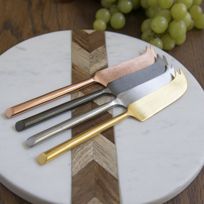 Be Home Matte Metal Cheese Knife - Gold