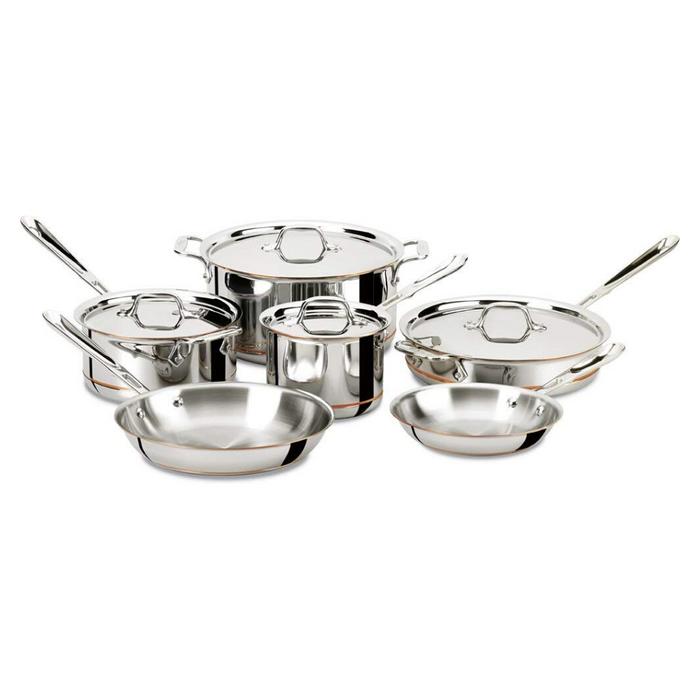 All-Clad Copper Core® Cookware - 10 Piece Set