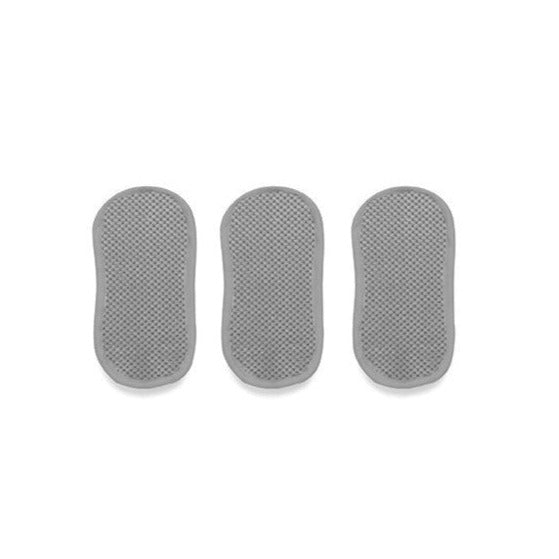 Harman Luxe Plush Scrubber Sponge - Set of 3 / Grey