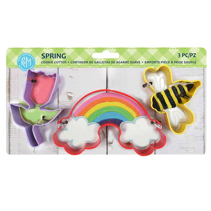 R&M Color Cookie Cutter 3 Piece Set - Spring