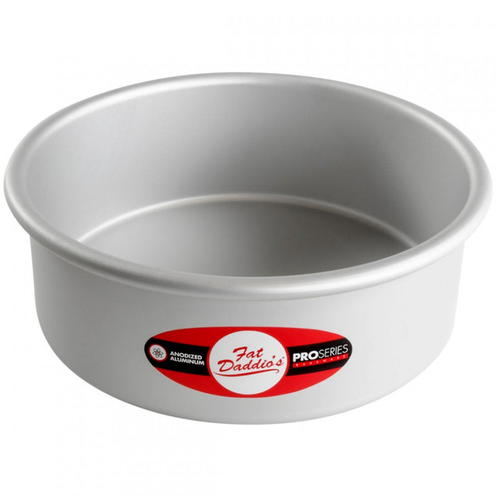 Fat Daddio's Round Aluminum Cake Pan - 8" x 3"