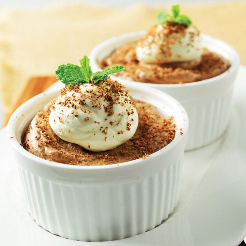 Ramequins soufflés blancs - 6oz