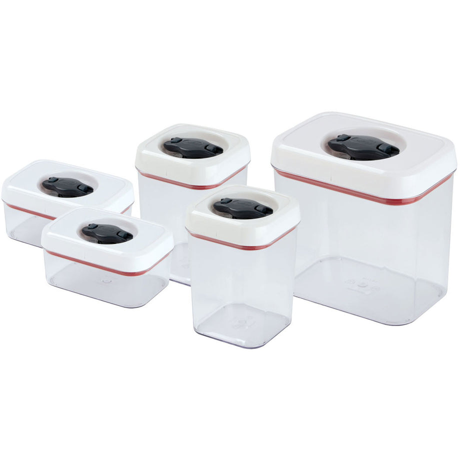 Zyliss Twist and Seal Storage Container - 5 Piece Set