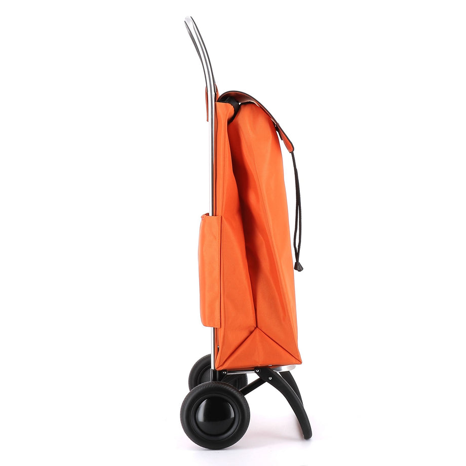 Rolser NEW I-Max MF Convert 2 Wheel Folding Shopping Trolley - Tangerine