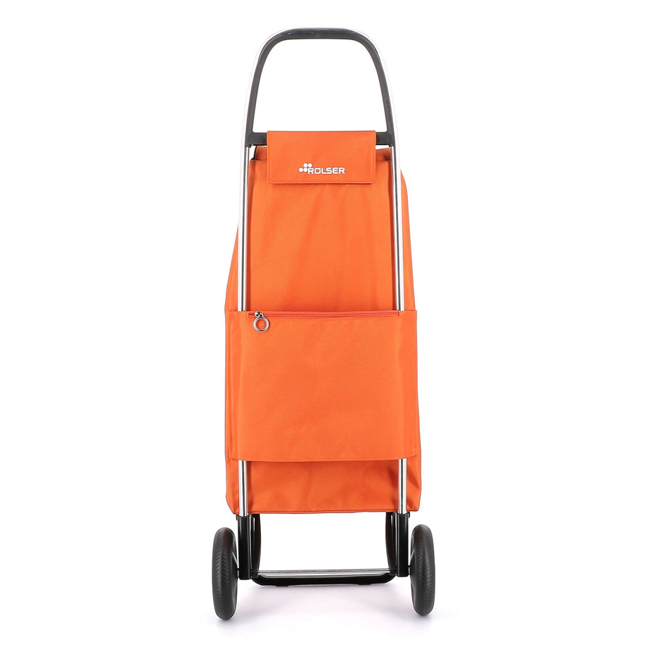 Rolser NEW I-Max MF Convert 2 Wheel Folding Shopping Trolley - Tangerine