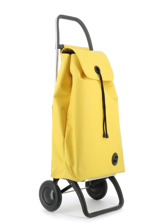 Rolser NEW I-Max MF Convert 2 Wheel Folding Shopping Trolley - Yellow — Floor Model