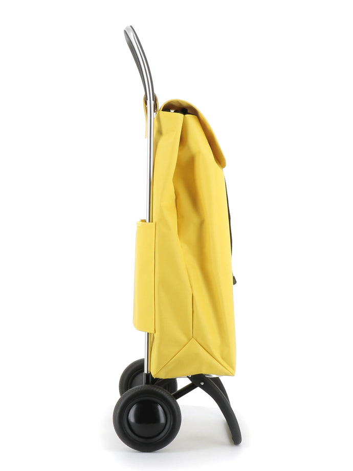 Rolser NEW I-Max MF Convert 2 Wheel Folding Shopping Trolley - Yellow — Floor Model