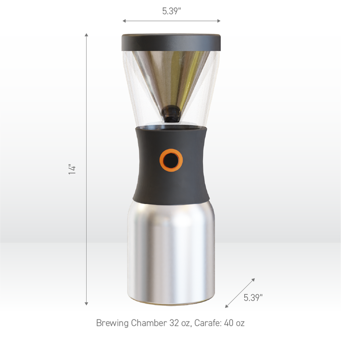 Asobu Cold Brew Cafetière - Noir 34oz