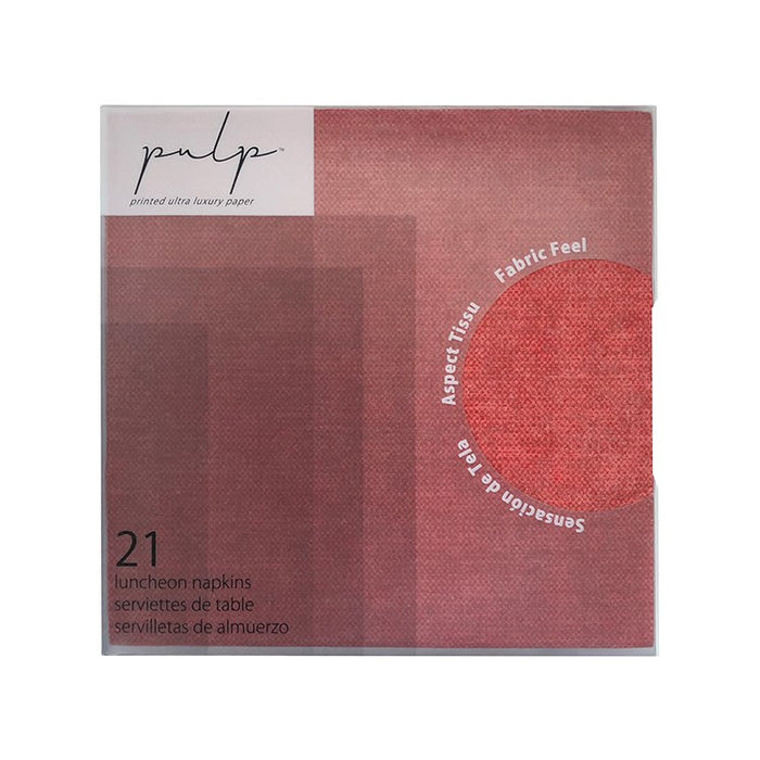 Pulp Luncheon Paper Napkin 21 pc - Paprika