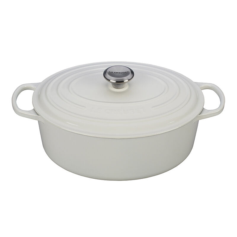 Cocotte ovale 6,3 L Le Creuset - Blanc