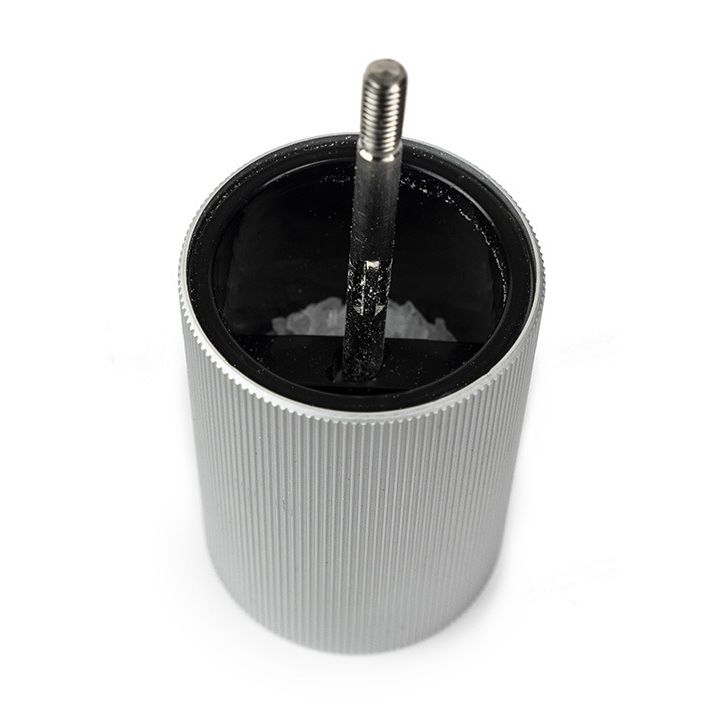 Peugeot Line Manual Salt Mill - Natural / Aluminum / 12cm