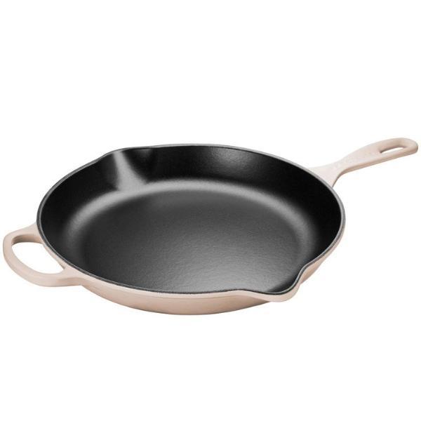 Le Creuset 30cm Signature Iron Handle Skillet - Meringue