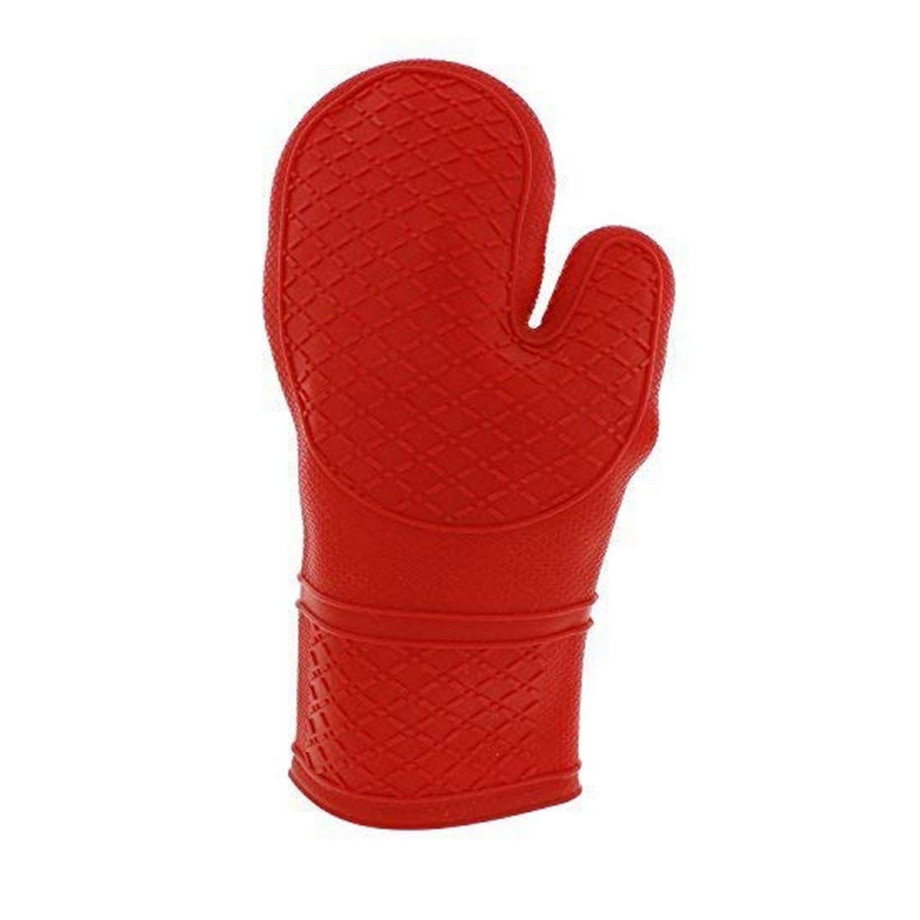 Port Style Silicone Oven Mitt - Red