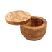 2 oz Olive Wood Salt Keeper w/Magnetic Lid - Cookery