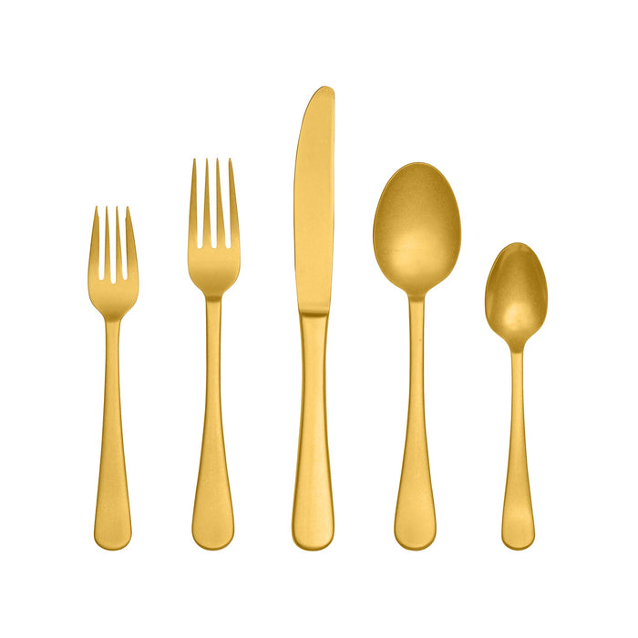 Splendide Flatware 20pc set  - Matte Gold