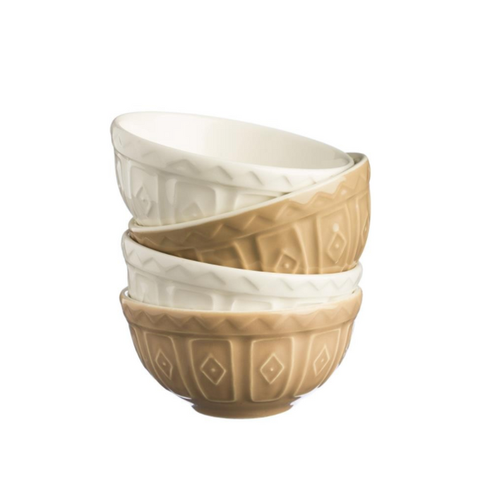 Mason Cash Food Prep Bowls - set of 4, Caneware